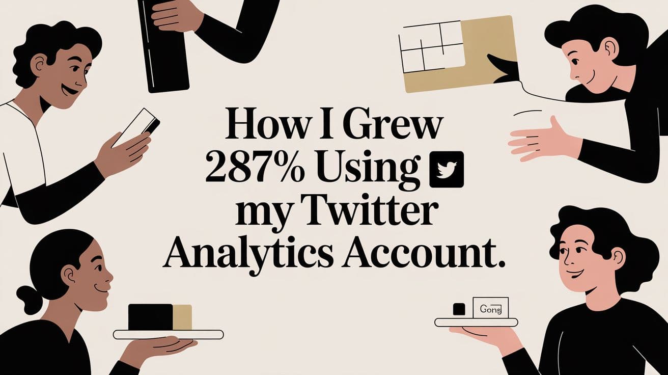 How I Grew 287% Using My Twitter Analytics Account