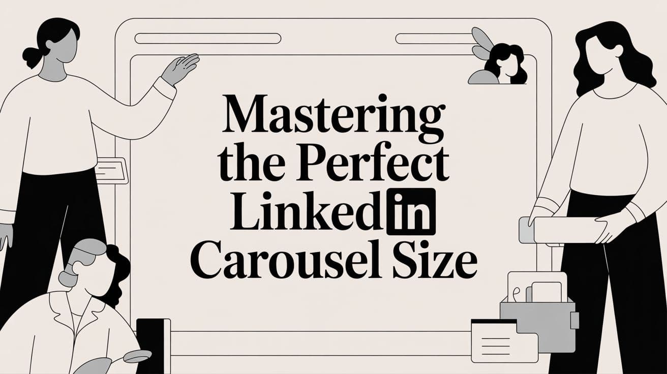 I Spent 30 Days Testing Every LinkedIn Carousel Size. Here's What Actually Works.