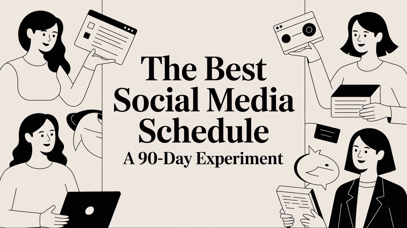 My 90-Day Experiment to Find the Best Social Media Schedule