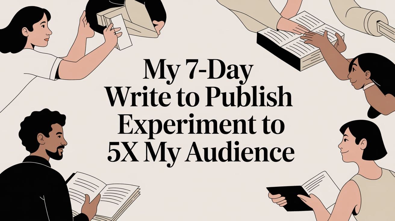 I Spent 90 Minutes Publishing Every Article. My 7-Day Experiment to 5X My Audience.