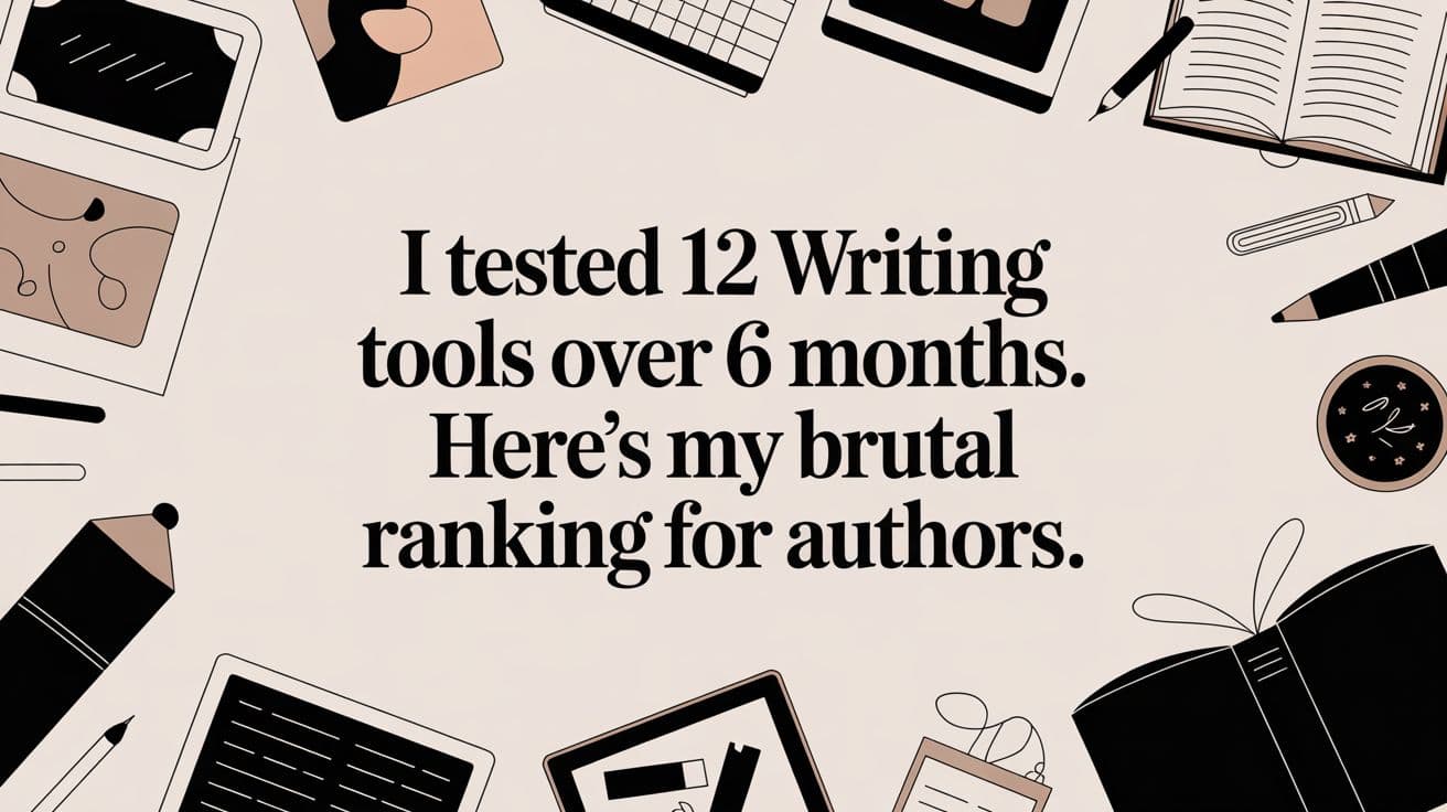I Tested 12 Writing Tools Over 6 Months. Here's My Brutal Ranking for Authors.