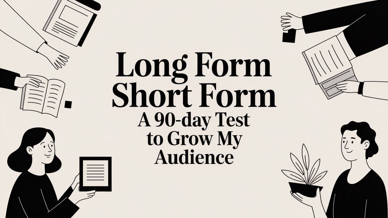 I Spent 90 Days Testing Long Form vs. Short Form Content—Here's the System That Tripled My Growth